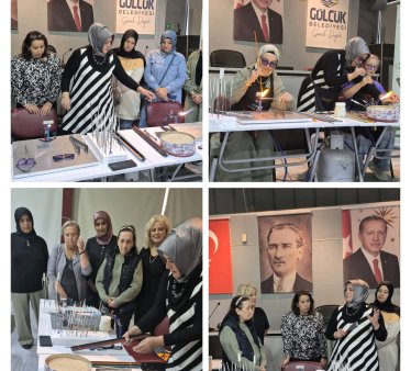 Alevde Cam Şekillendirme Sanatı Etkinliği